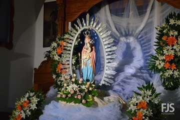 Bajada de la Virgen de las Nieves y encuentro folclórico Anzar en Lomo Magullo (Foto Francisco Javier Santana)
